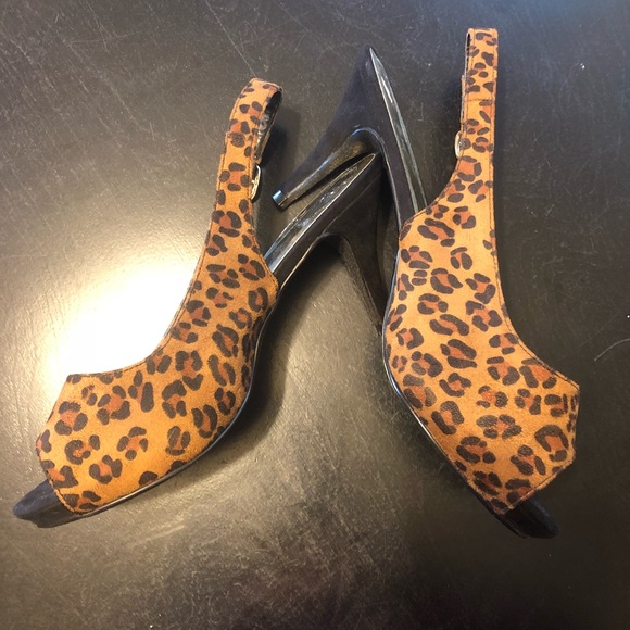 "Suede" Peep Toe Pump - Wide Width - Picture 4 of 4